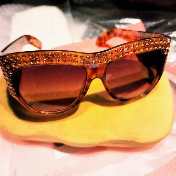 GUCCI HOLLYWOOD FOREVER GG0144S 56MM SUNGLASSES - Picture 9 of 9